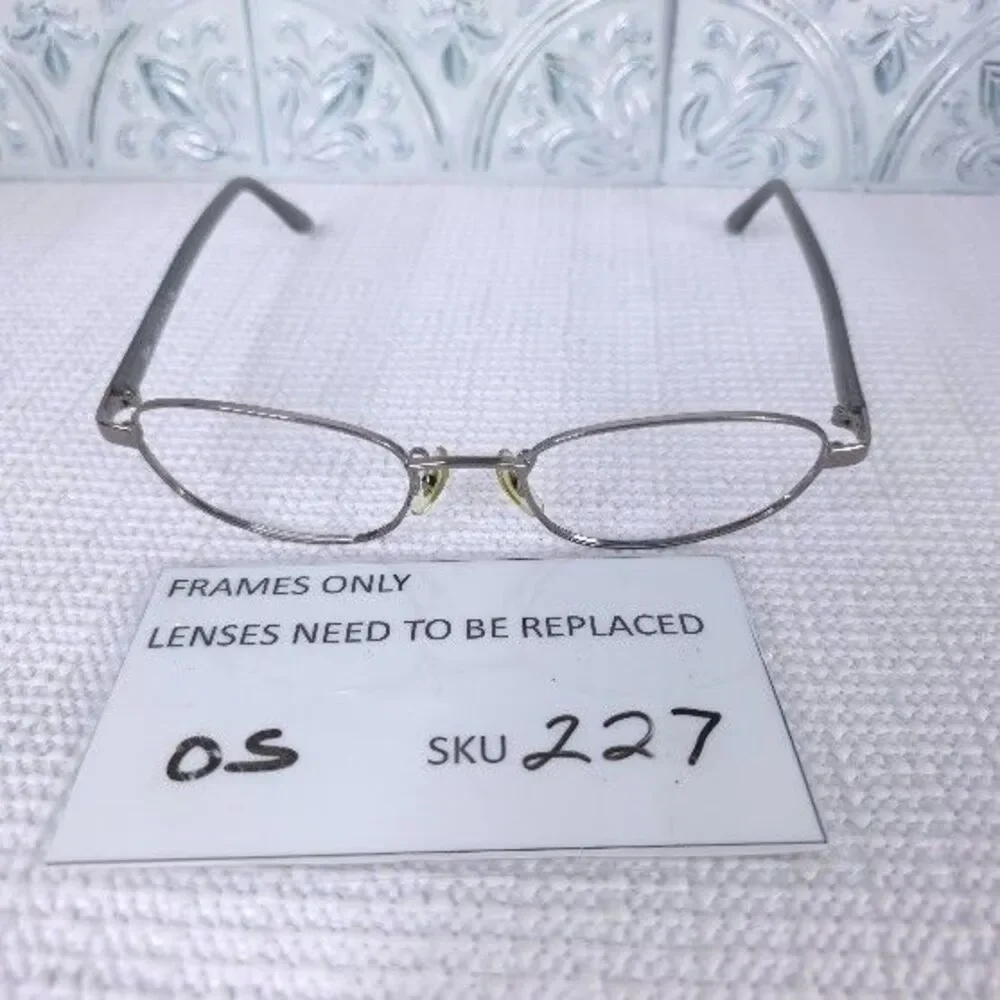 Ray-Ban RB3009 W2980 Silver Gray Metal Full Rim Sunglasses Frame Only Aviator